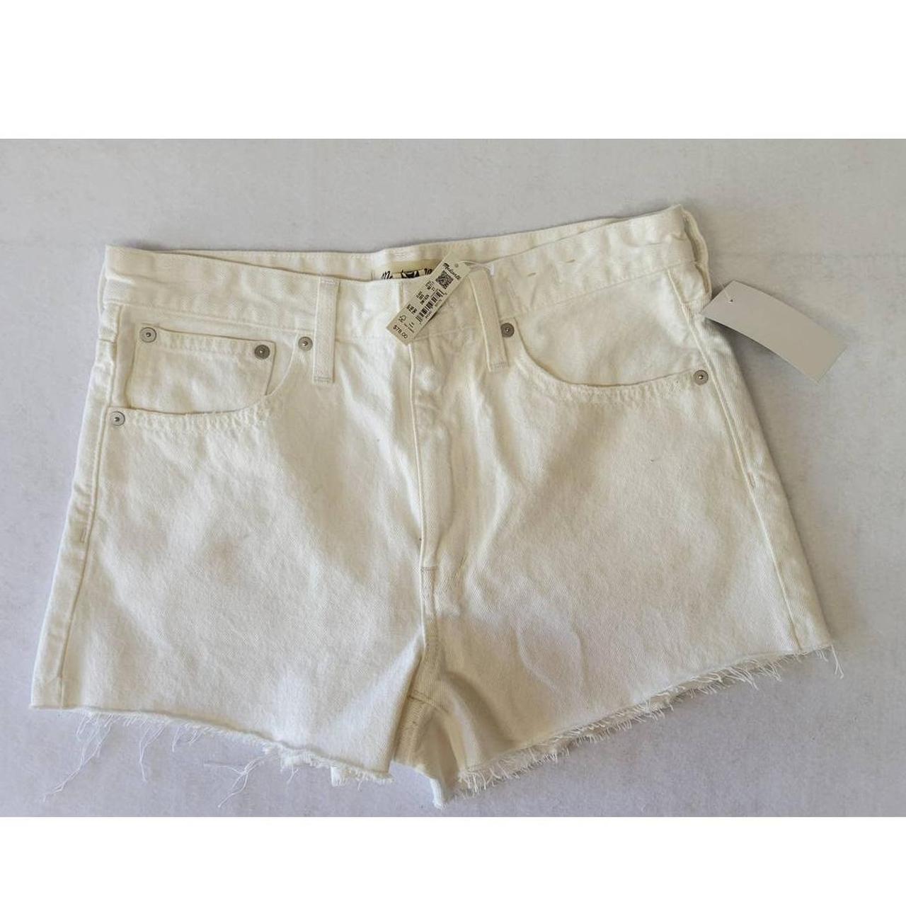 Madewell Women's White Shorts | Depop