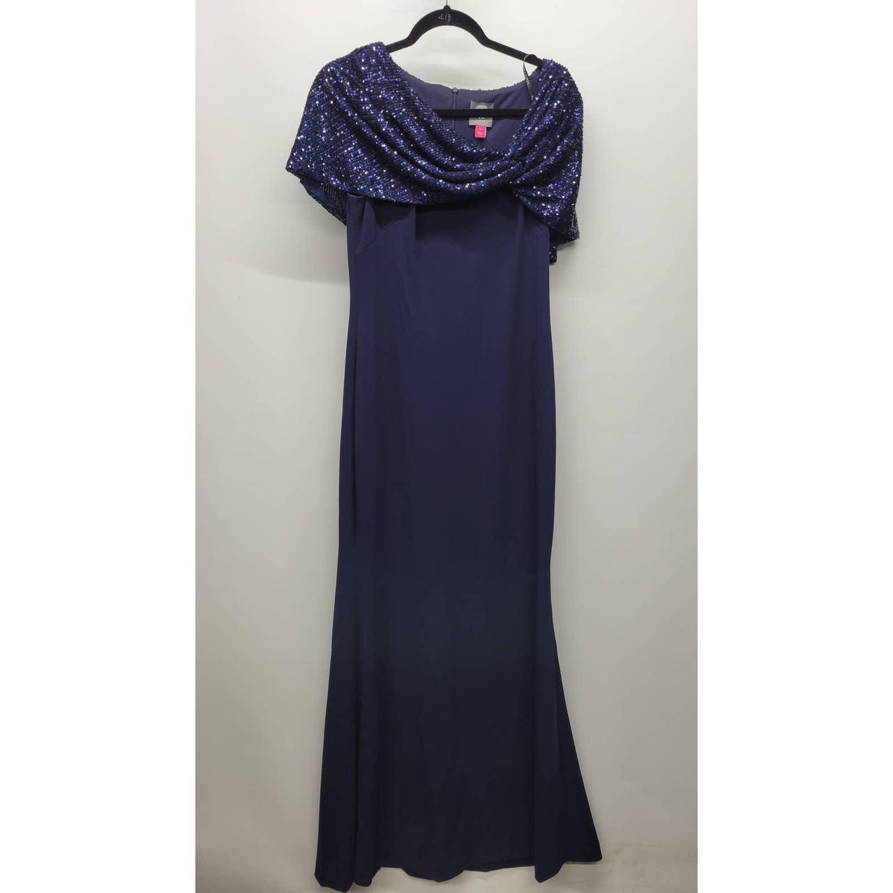 Vince camuto on sale blue sequin dress