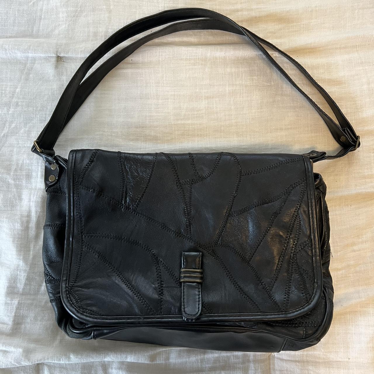 Vintage Leather Patchwork Hobo Bag | Shop THRILLING