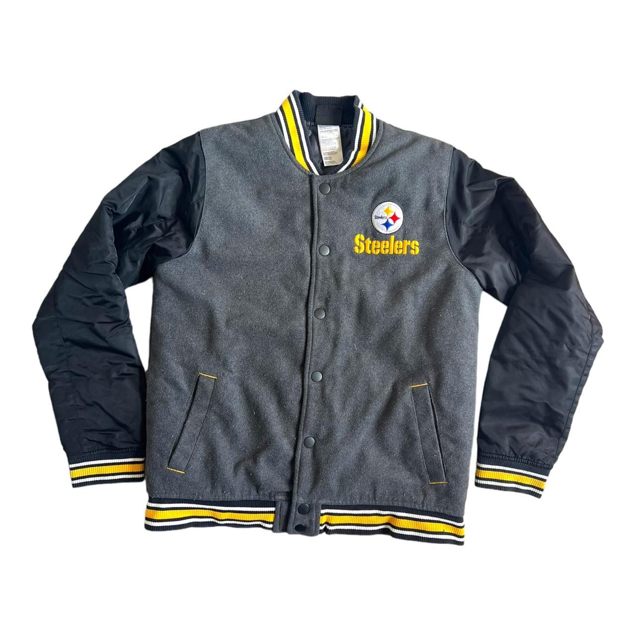 Men's Pittsburgh Steelers Varsity Jacket Size - Depop