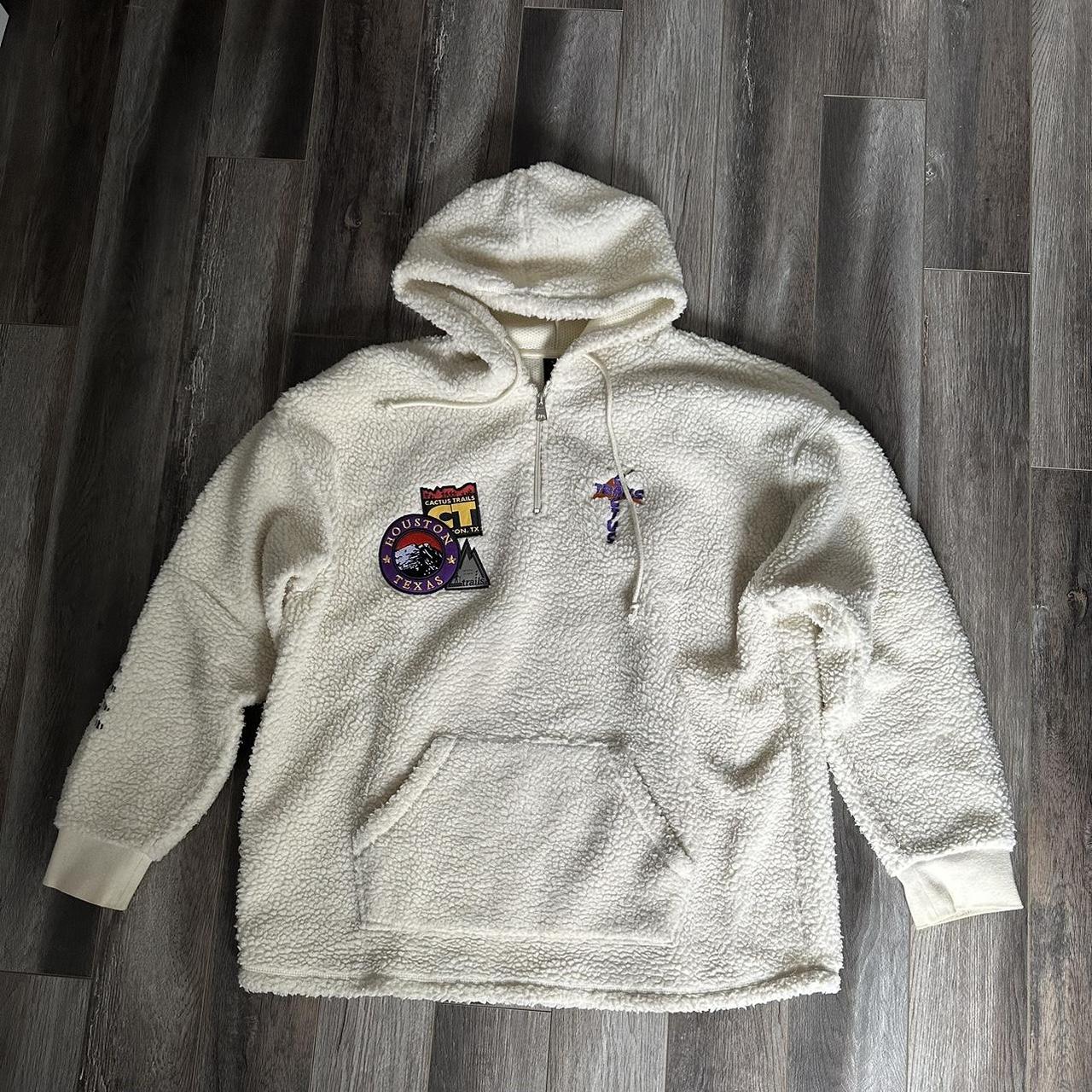 Travis Scott Cactus Trails Half-Zip Sherpa Hoodie...