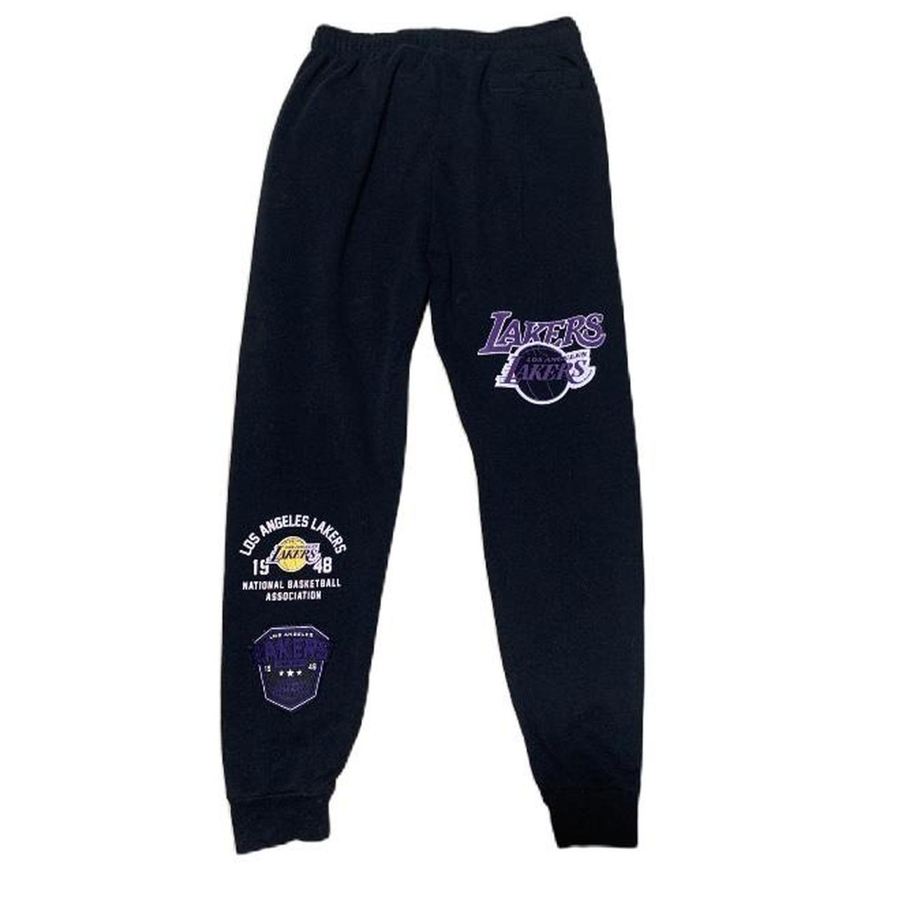 Los Angeles La Lakers Official Nba Black Sweatpants Depop 