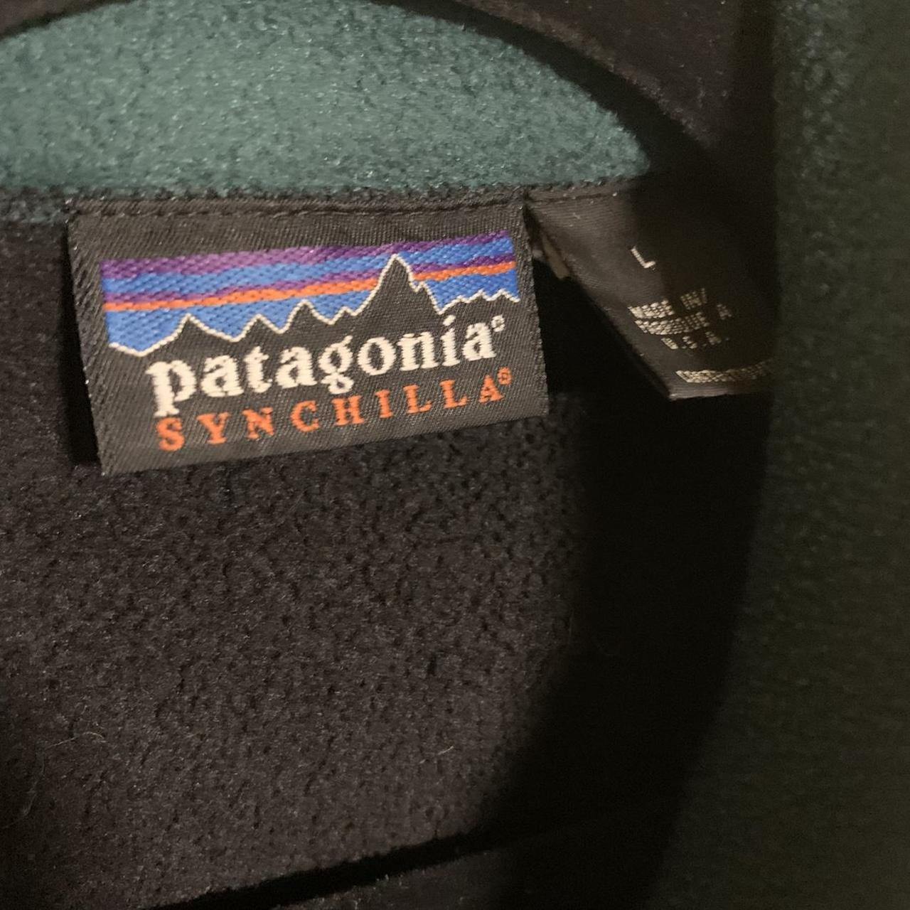 Vintage 80s 1986 Patagonia synchilla made in usa... - Depop