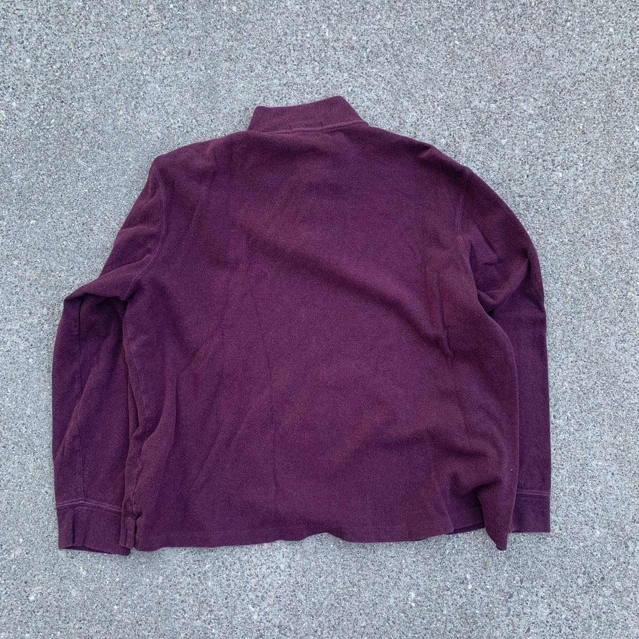 Polo Ralph Lauren Mens Red And Burgundy Sweatshirt Depop 4918