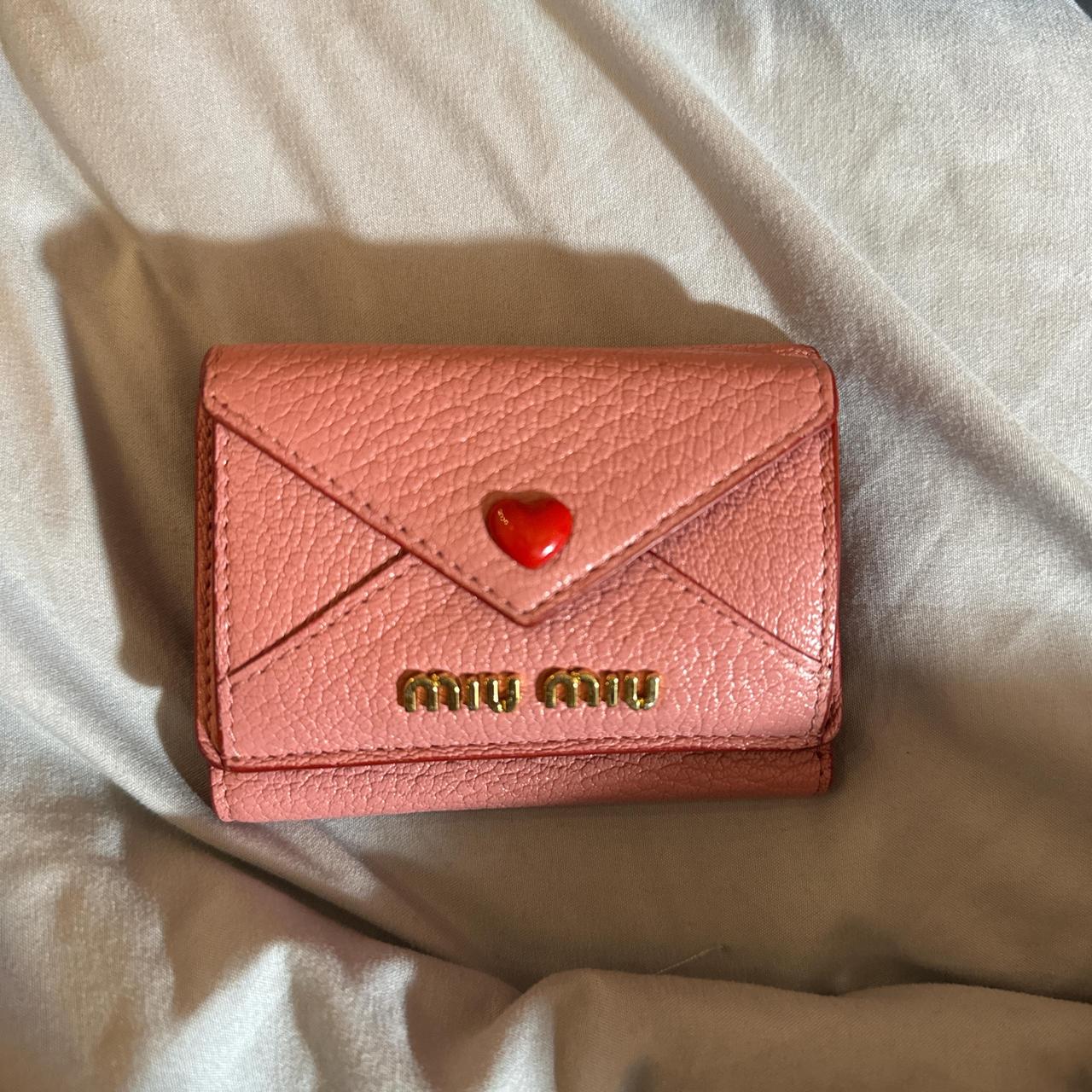 Miu Miu Women's Wallets - Pink – genuine Miu Miu … - image 1