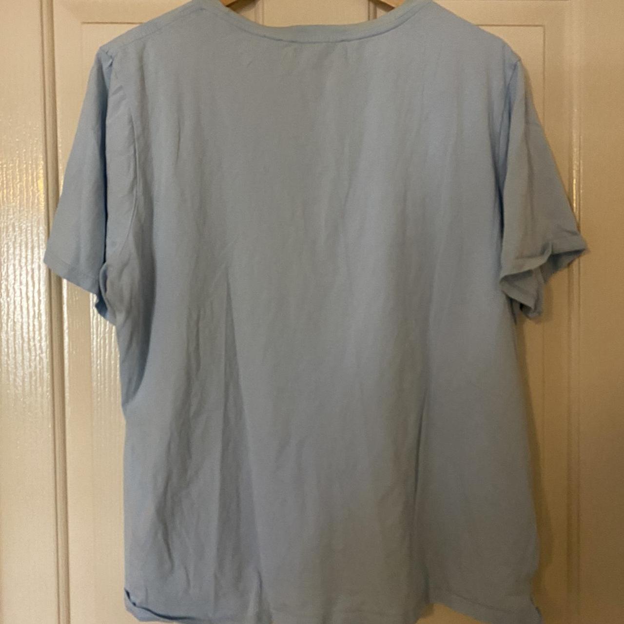 Country Road Light Blue top Size Xl Light colour... - Depop