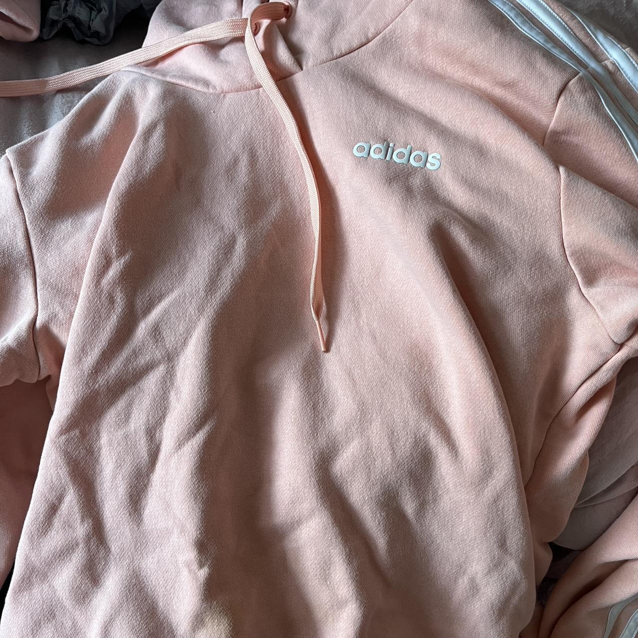 adidas hoodie peach