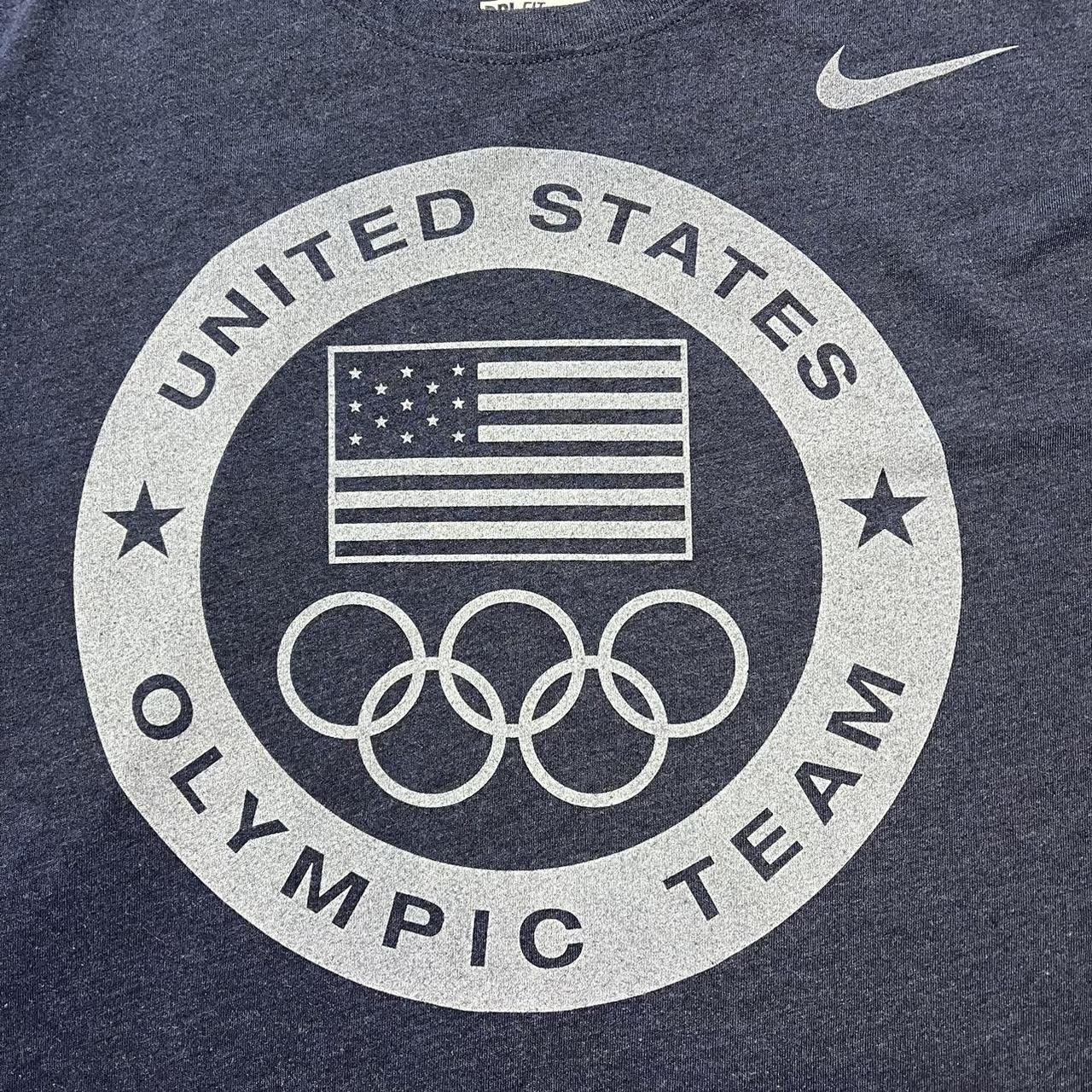 Nike USA Olympic tee Great condition, flawless Fits - Depop