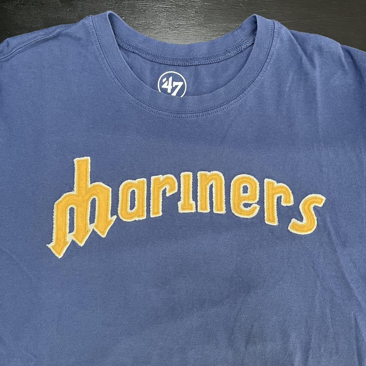 Seattle Mariners retro T-shirt with stitched on - Depop