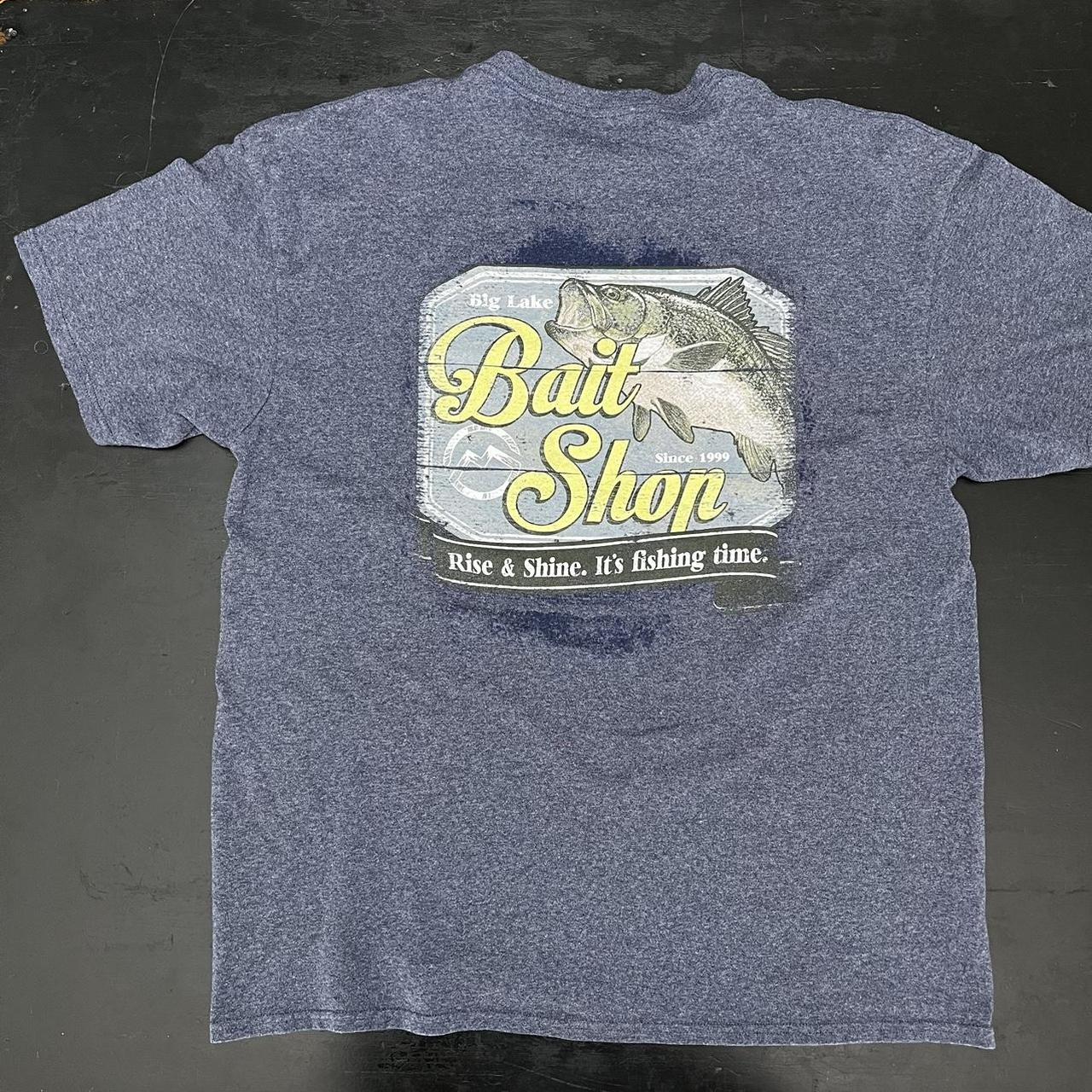 Magellan Outdoors Bait Shop fishing graphic T-shirt - Depop