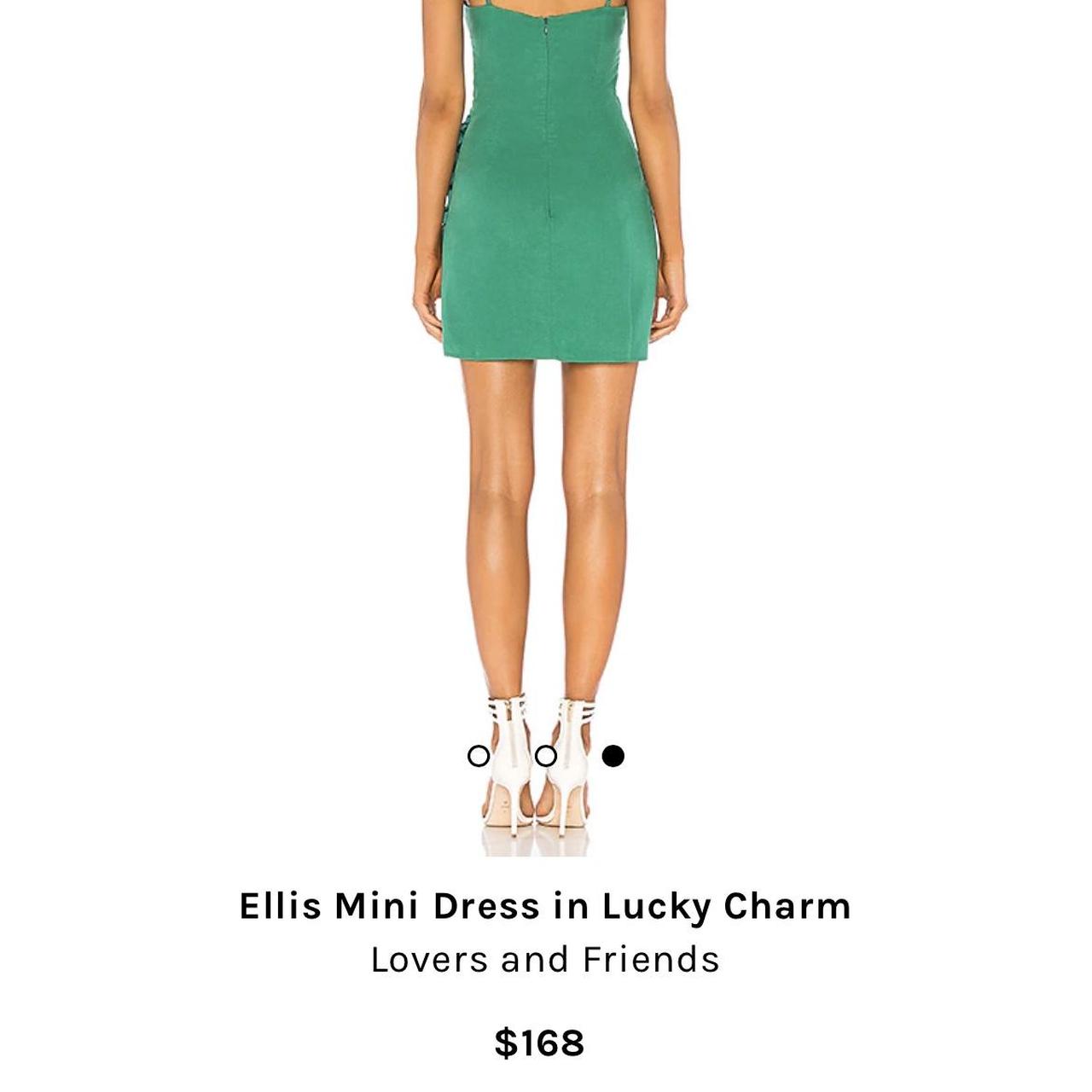 LOVERS AND FRIENDS ELLIS MINI DRESS IN GREEN Lucky... Depop