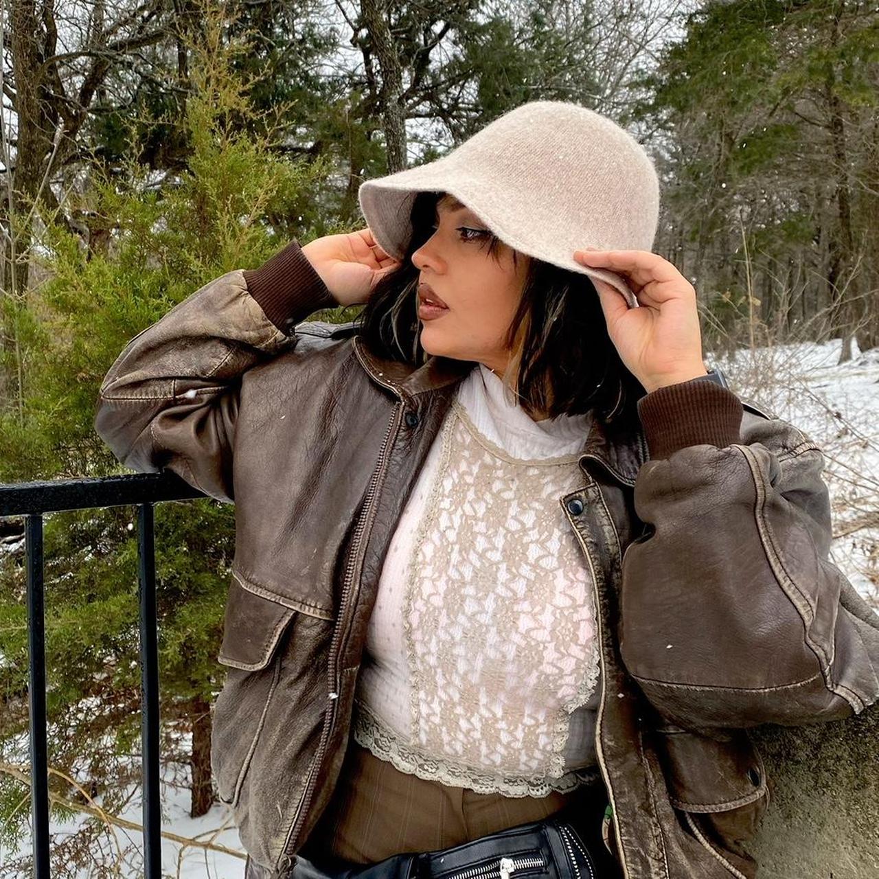 Tan wool hat Super cute for fall/winter! ***PLS DM... - Depop