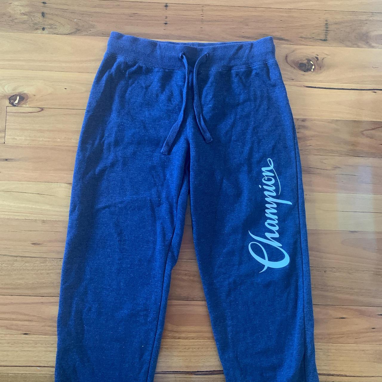 Dark blue straight leg trackpants Excellent shape,... - Depop