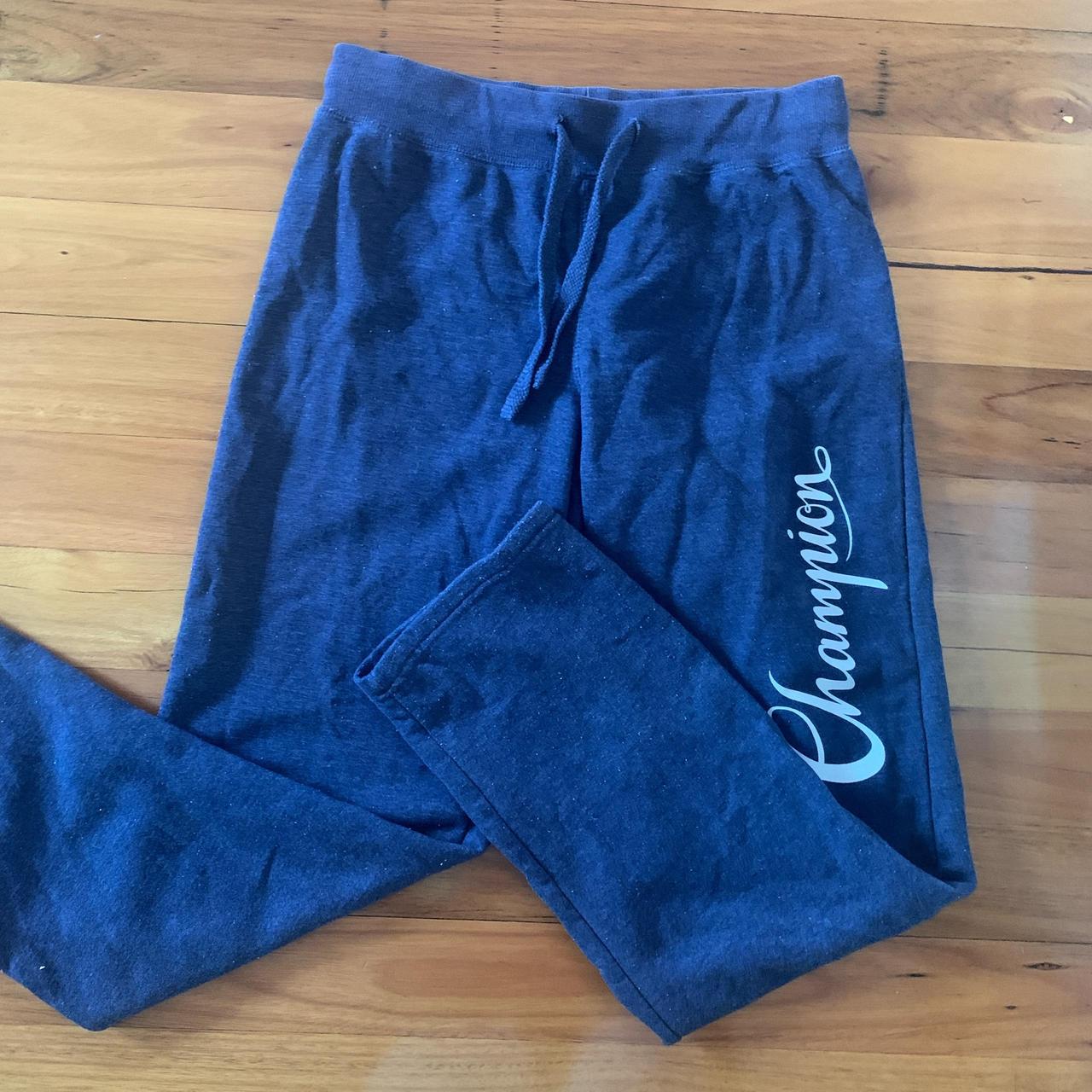 Dark blue straight leg trackpants Excellent shape,... - Depop