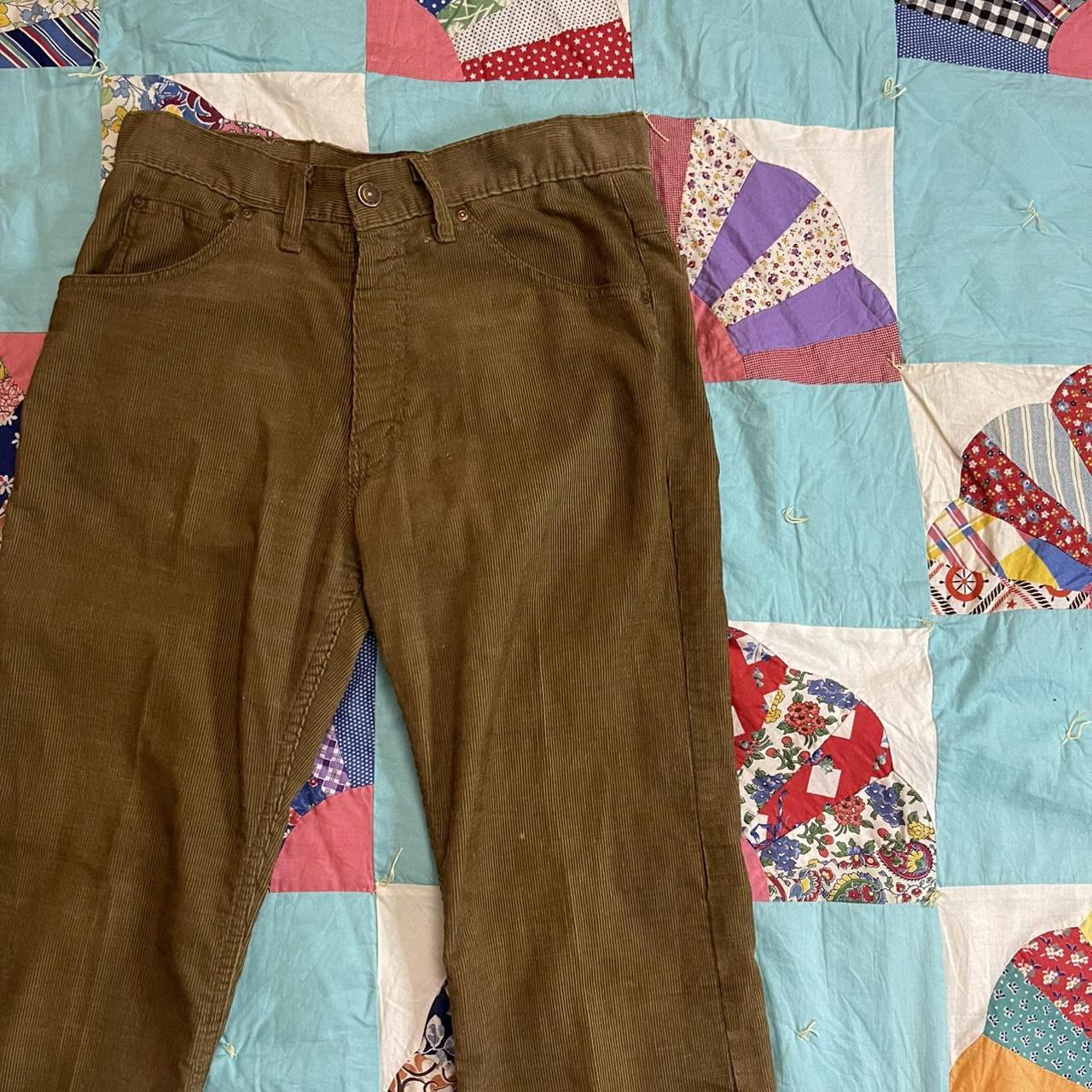 Vintage 70s Sears Roebucks Corduroy Pants Size 31 x...