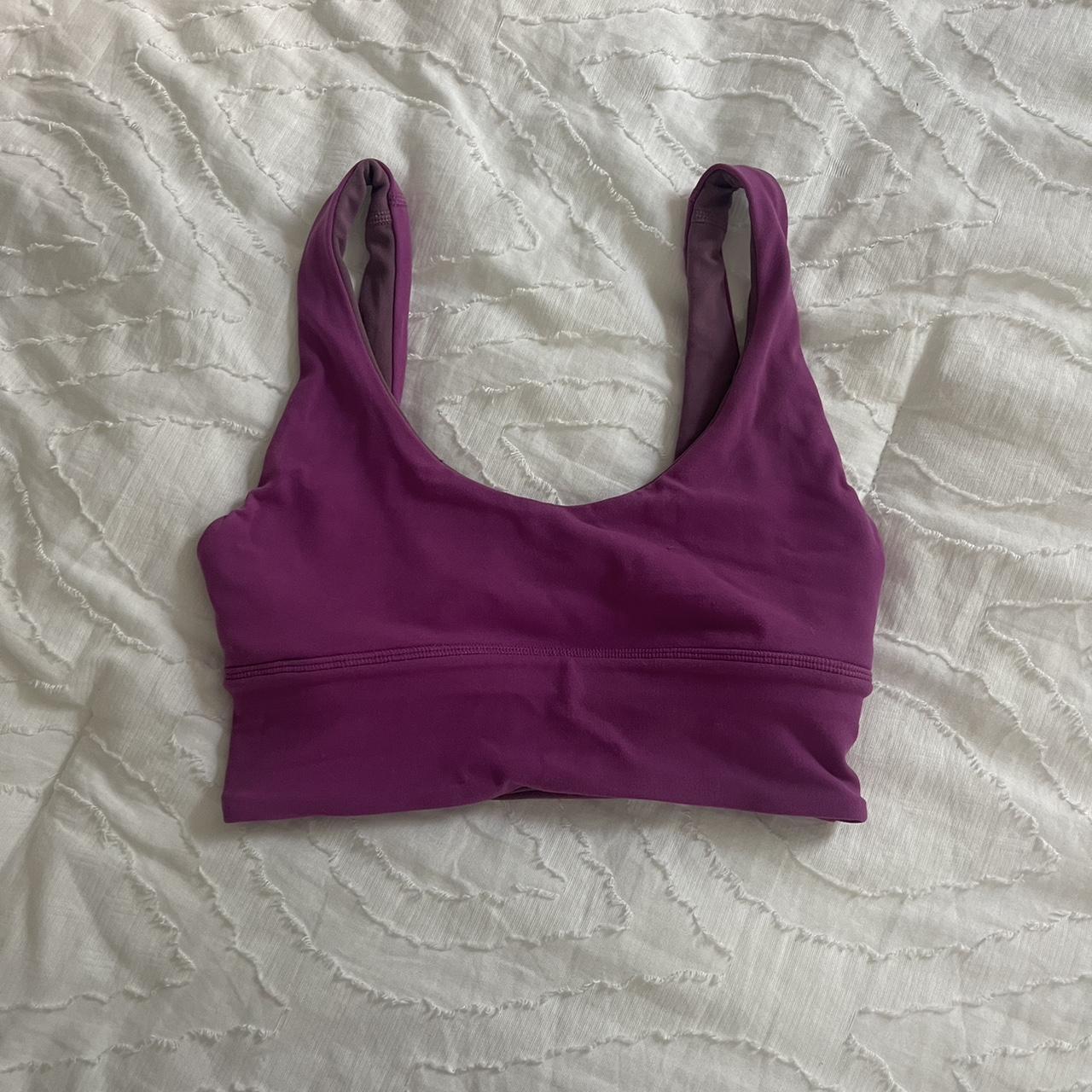 lululemon reversible sports bra size 2 worn twice - Depop