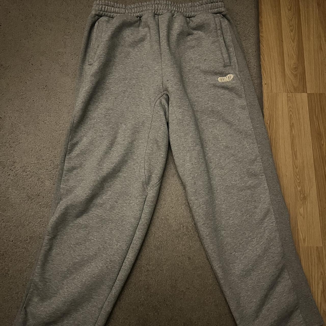 Grey Clint’s inc joggers Size XL Perfect baggy fit,... - Depop