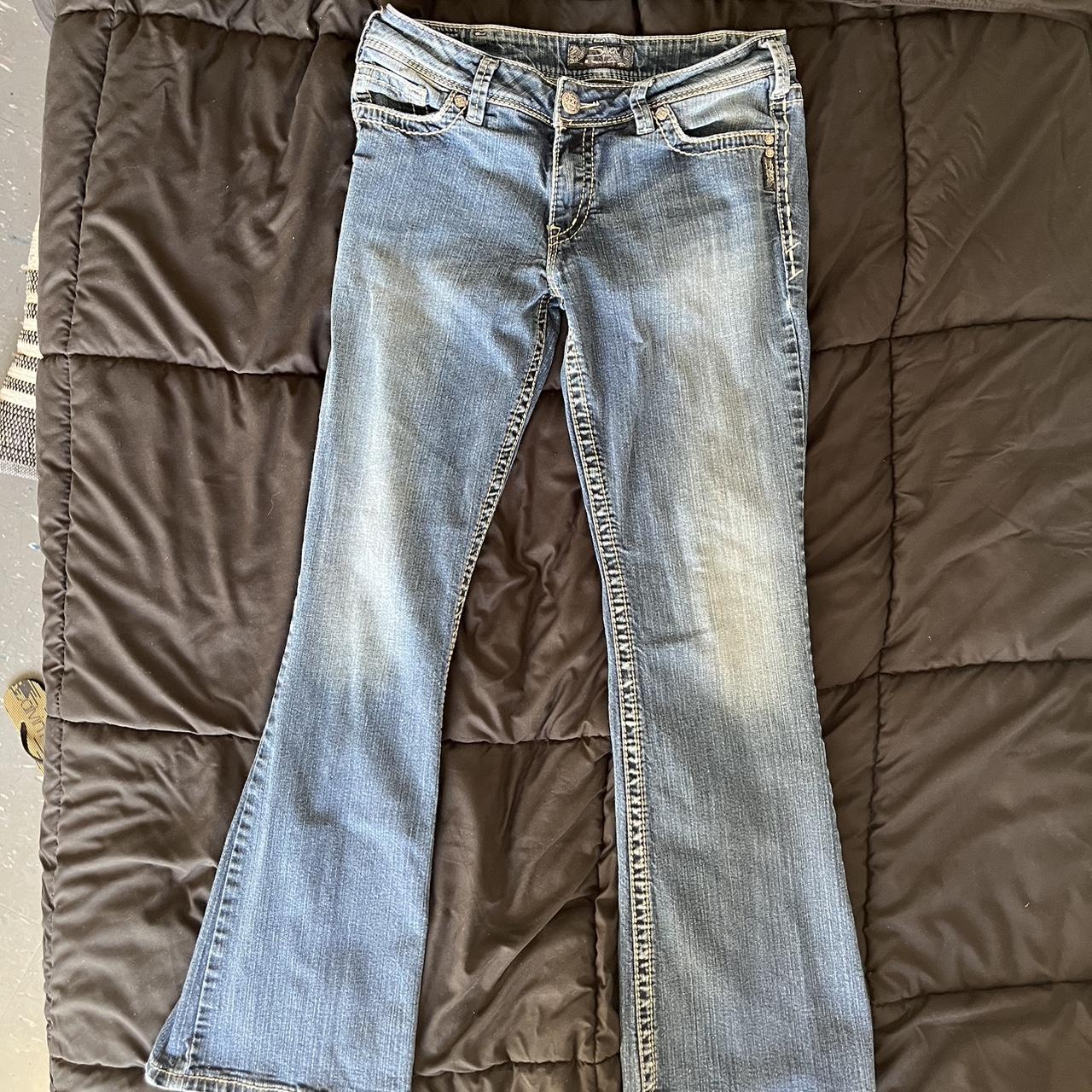 silver flare suki jeans ⁎⁺˳ ༚ did not fit me... - Depop