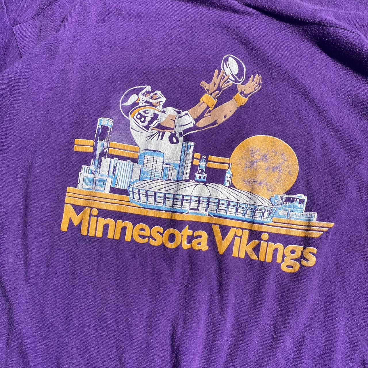 Vintage Minnesota Vikings Hoodie About The Item: - Depop