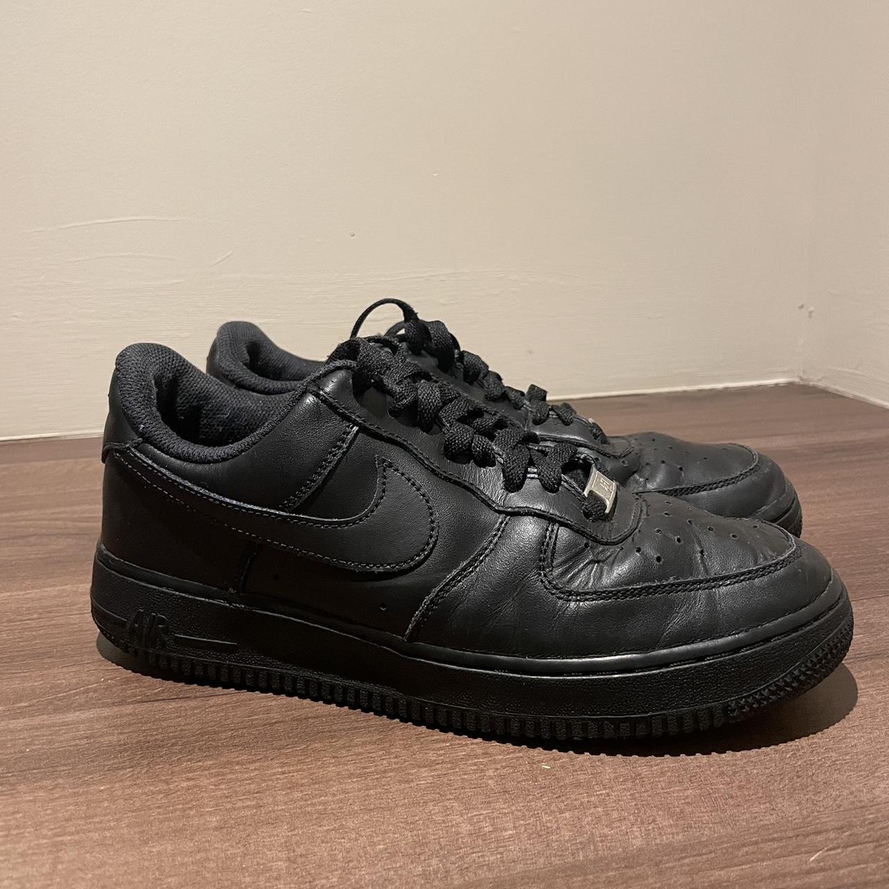 Black Nike Air Force 1 size UK 7. Used but still... - Depop