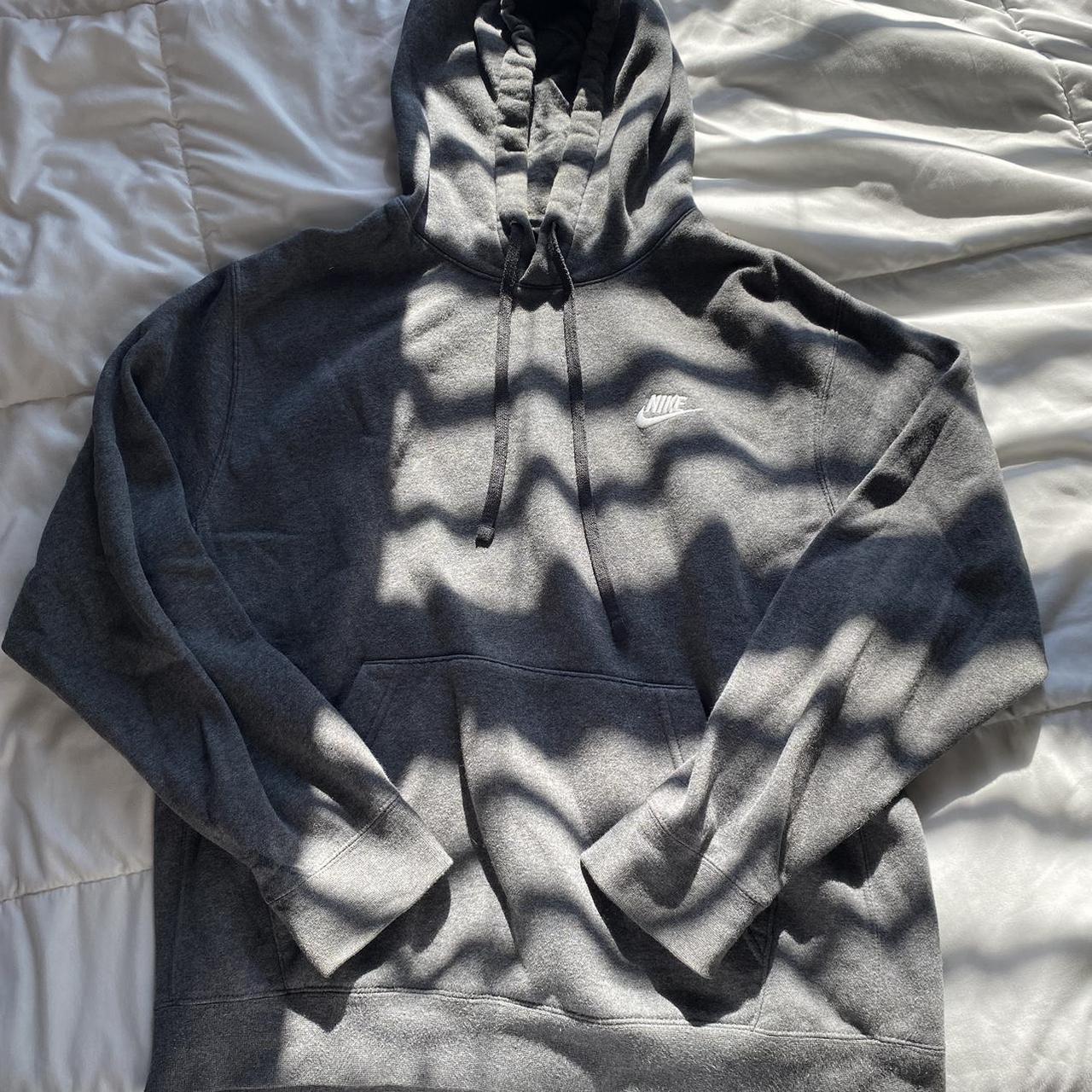 mens nike gray hoodie