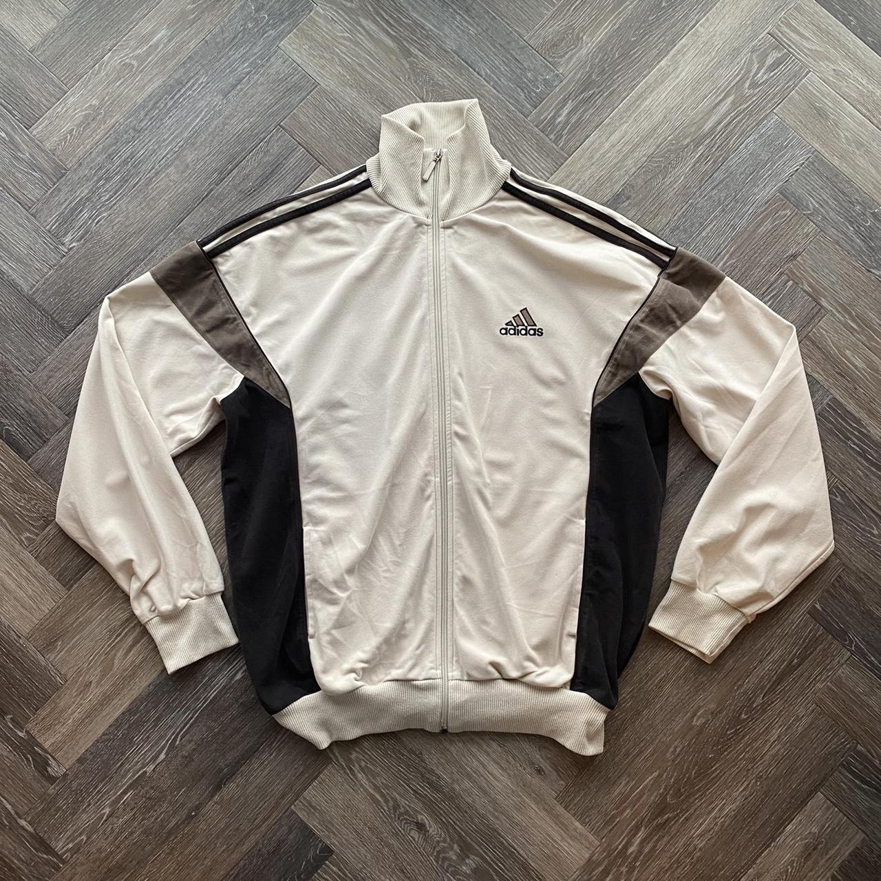 Tan adidas shop track jacket