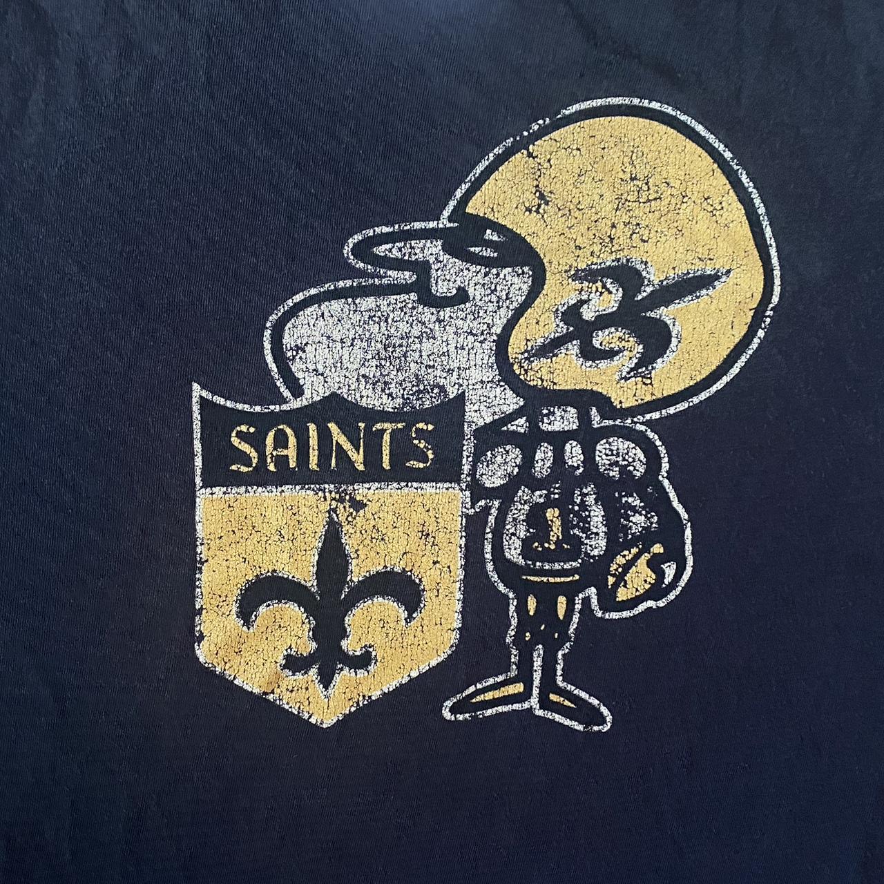 Vintage New Orleans Saints Logo TSHIRT New With Original Tag M