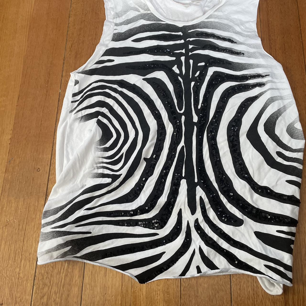 Sass and bide sequin zebra top all sequins are still... Depop
