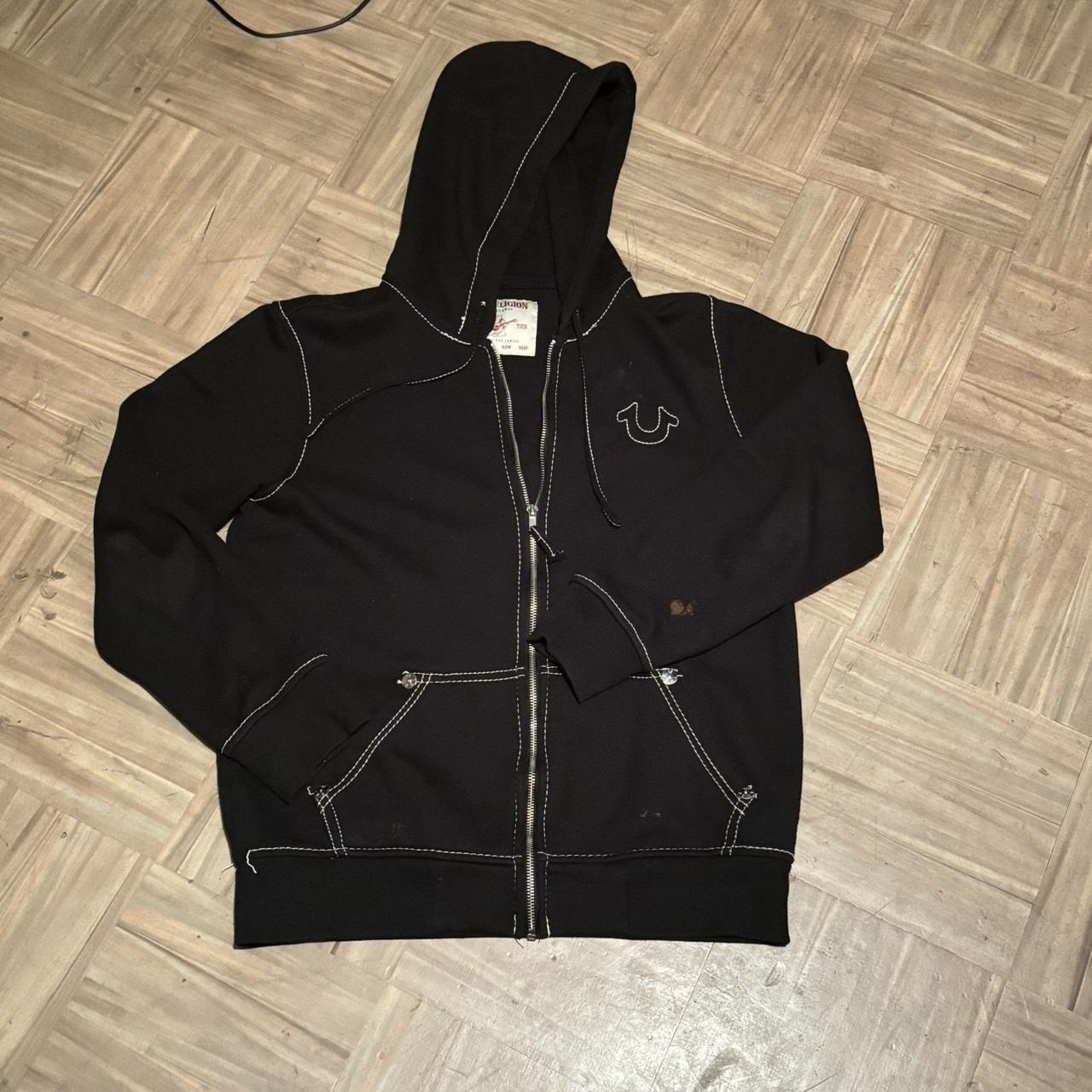 True religion zip up size m #truereligion - Depop