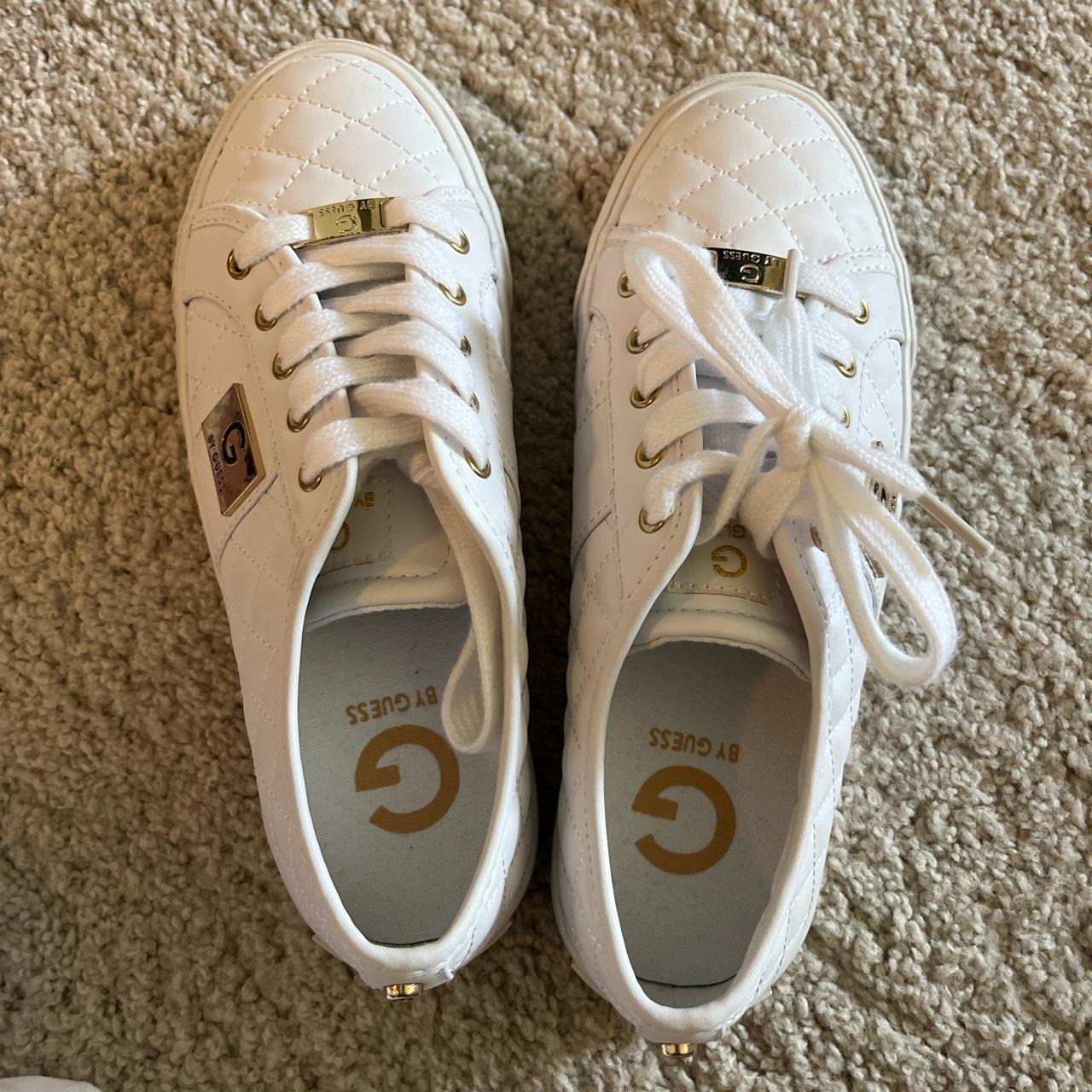 guess gold shoes