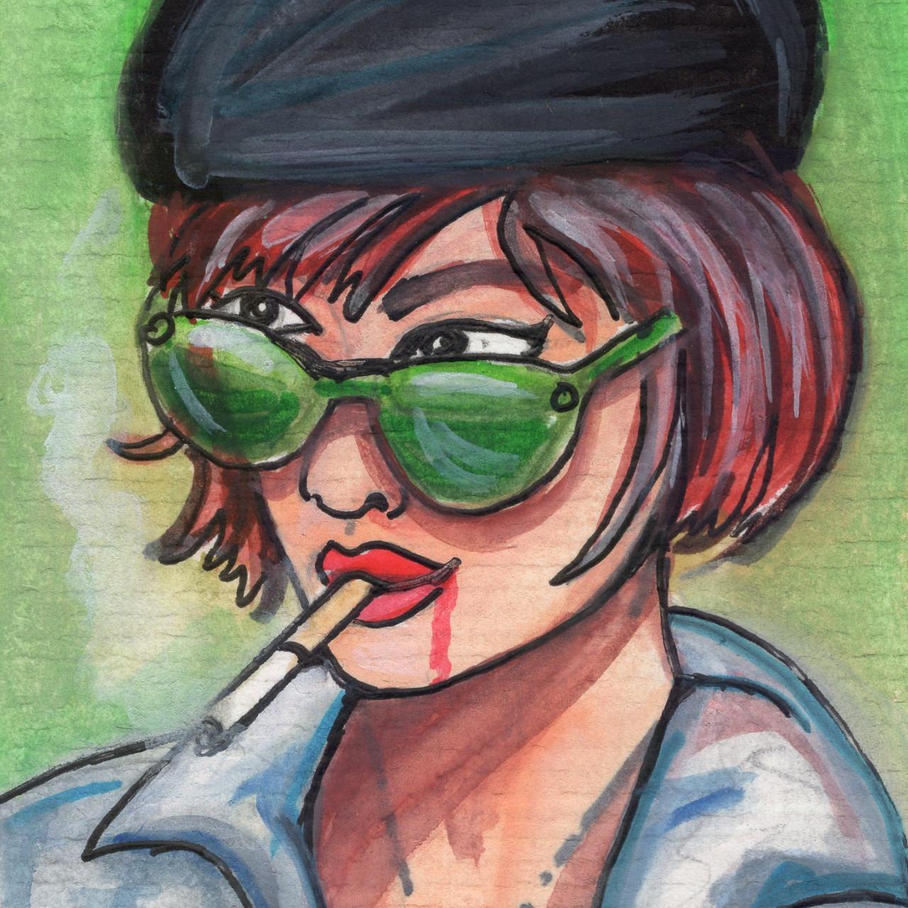 Original ACEO Art Card 100 Hand Painted.Original,... Depop