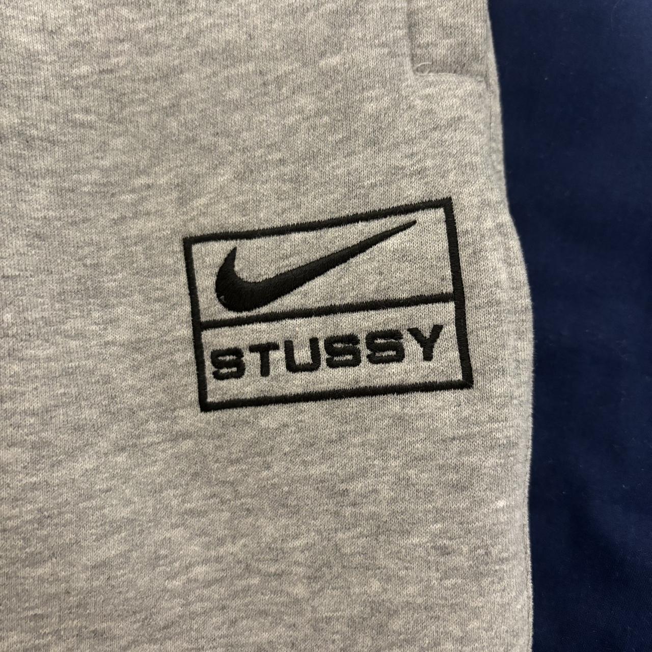 stussy nike joggers tracksuit bottoms size M feel... - Depop