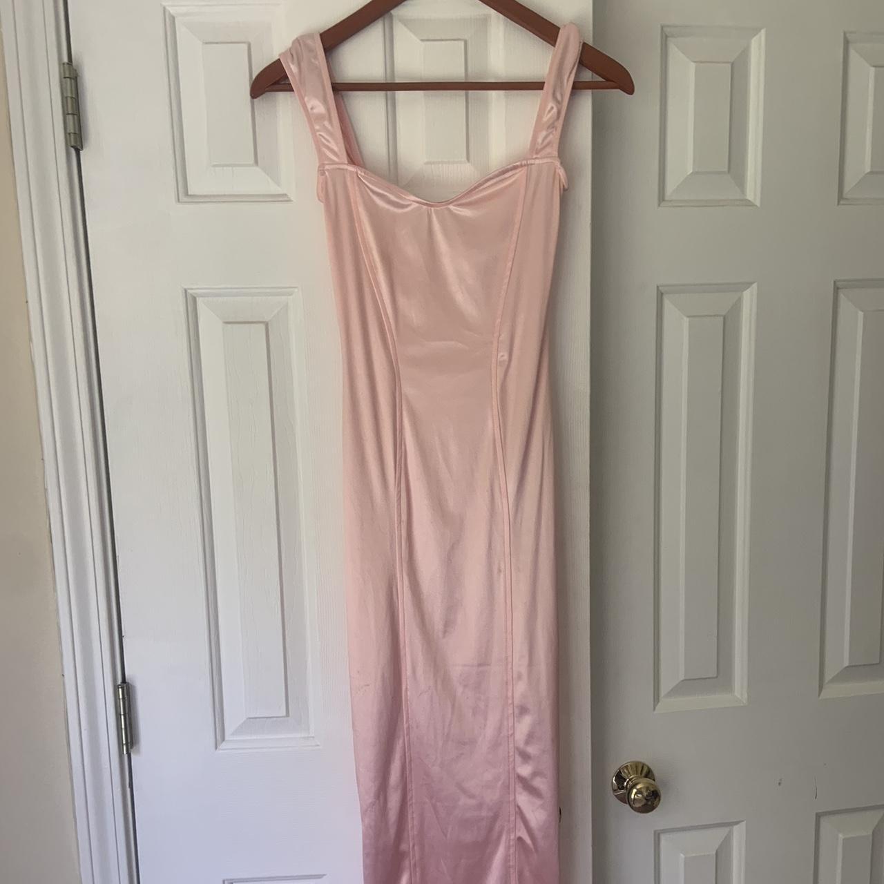 lucy in the sky alondra dress pink (worn once,... - Depop