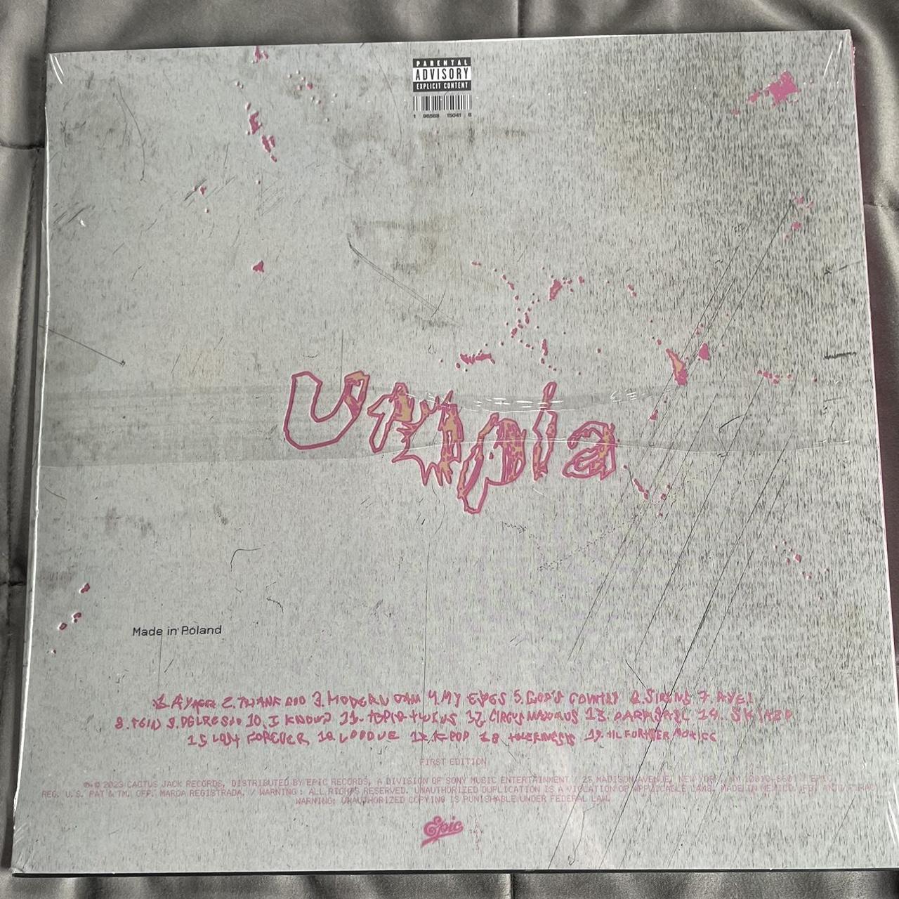 Travis Scott Utopia Unopened Vinyl 30 Or Best... - Depop