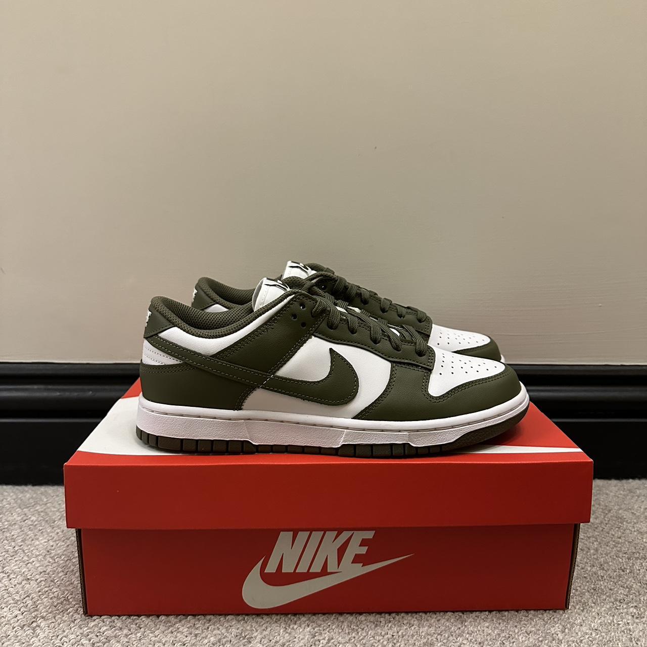Nike olive dunks Brand new with box and tag Size... Depop