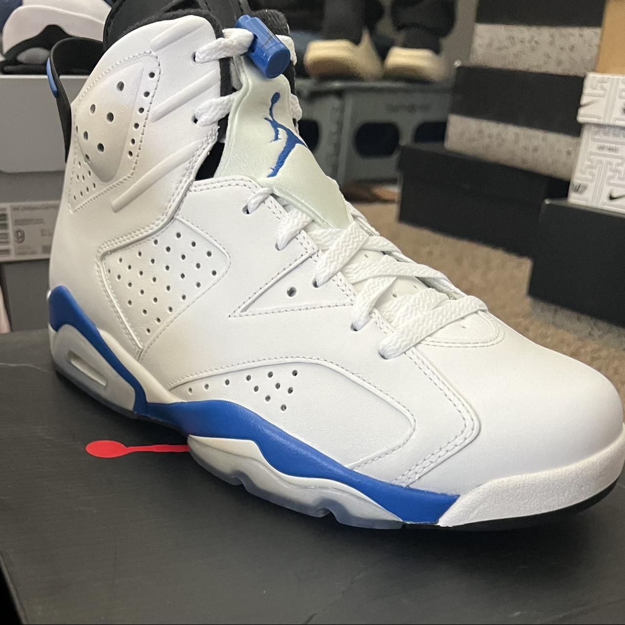 Air jordan 6 retro best sale sport blue