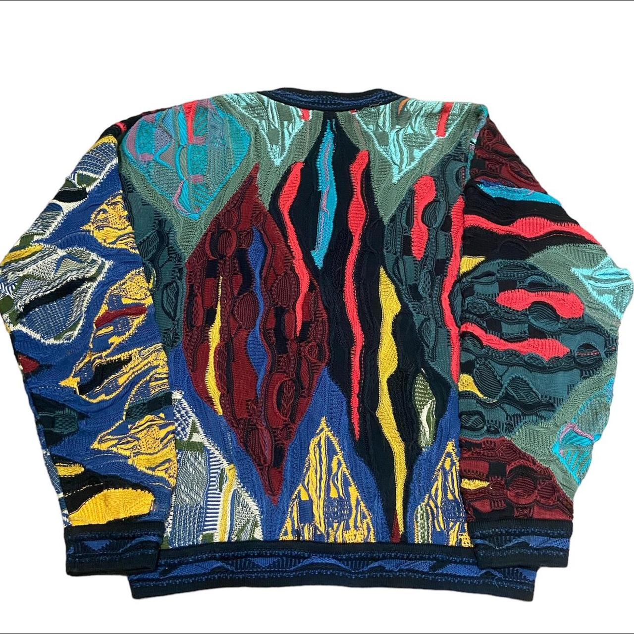 90s authentic vintage coogi cardigan sweater made in... - Depop