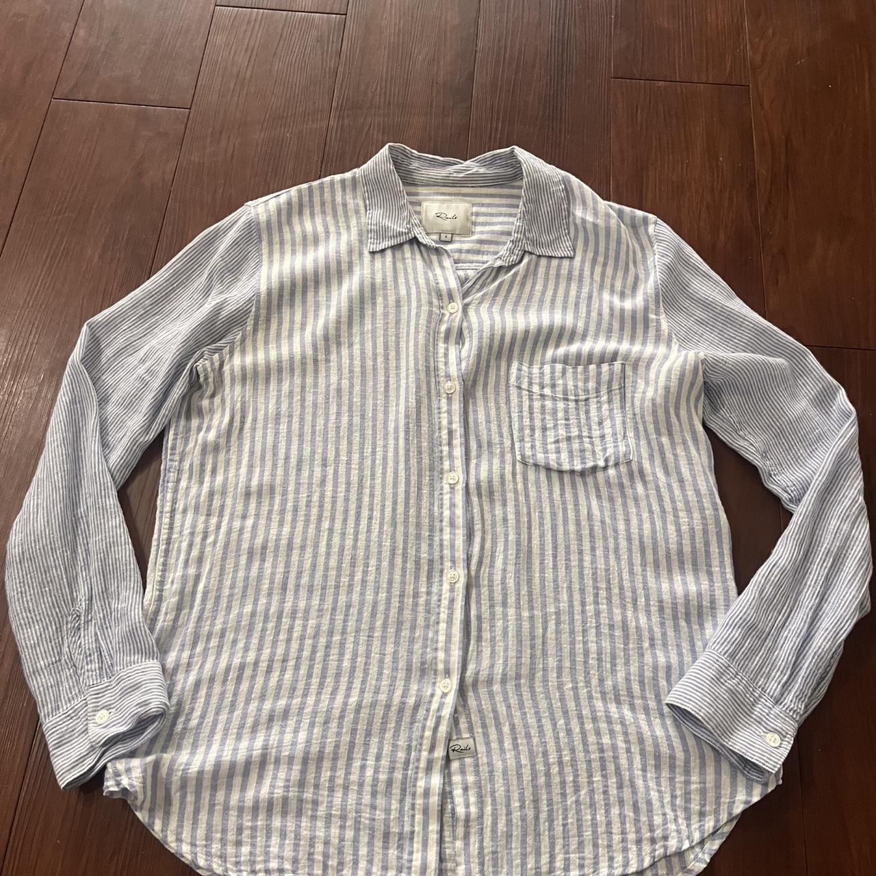 Rails Women's Shirt - Blue/Multi - S – Rails Ligh… - image 1