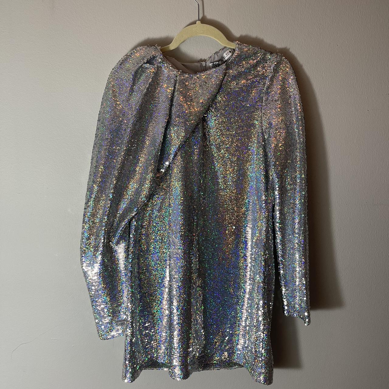 perfect for eras tour! Sequin dress from Zara Is a... - Depop