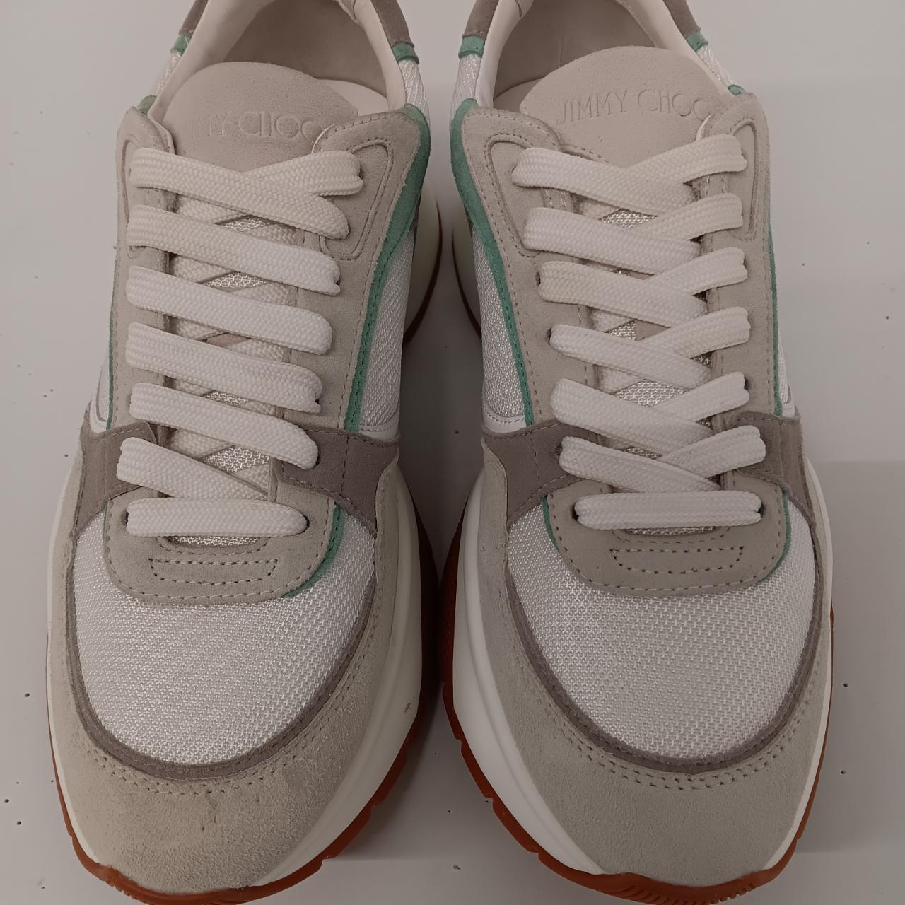 70%オフセールJIMMY CHOO LANDON M SNEAKERES/ WHITE+BIEGE Jimmy Choo Men's Landon Low-Top Sneakers - | Depop
