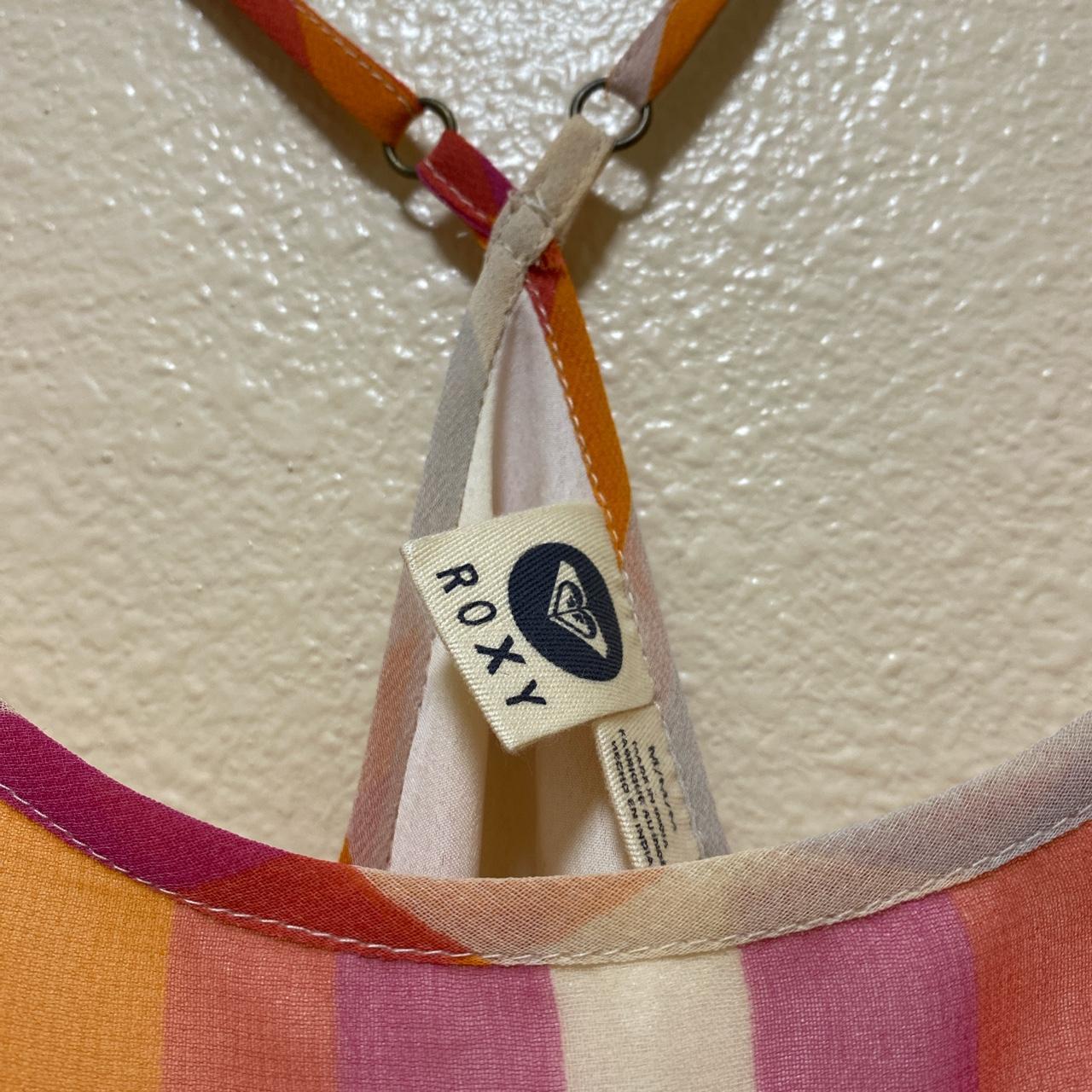 Roxy Women's Orange and Pink Dress (2)