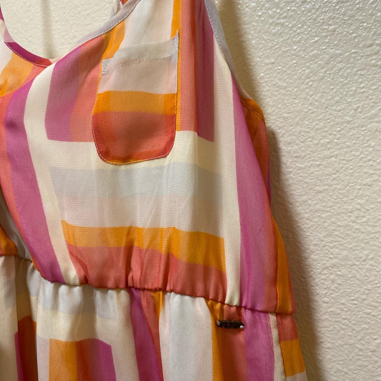 Roxy Women's Orange and Pink Dress (3)