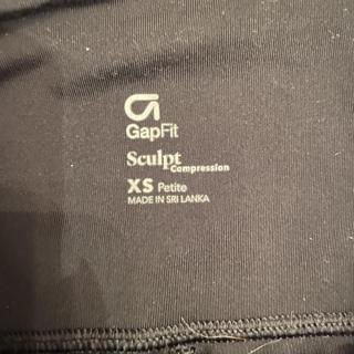 GapFit Women's Sculpt Compression Black Leggings, Small 