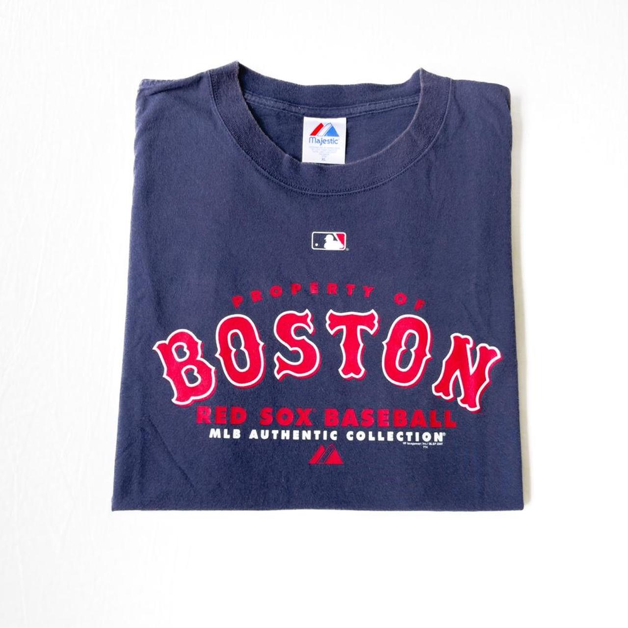Majestic Boston Red Sox Red Graphic T-Shirt Men's Size XXL