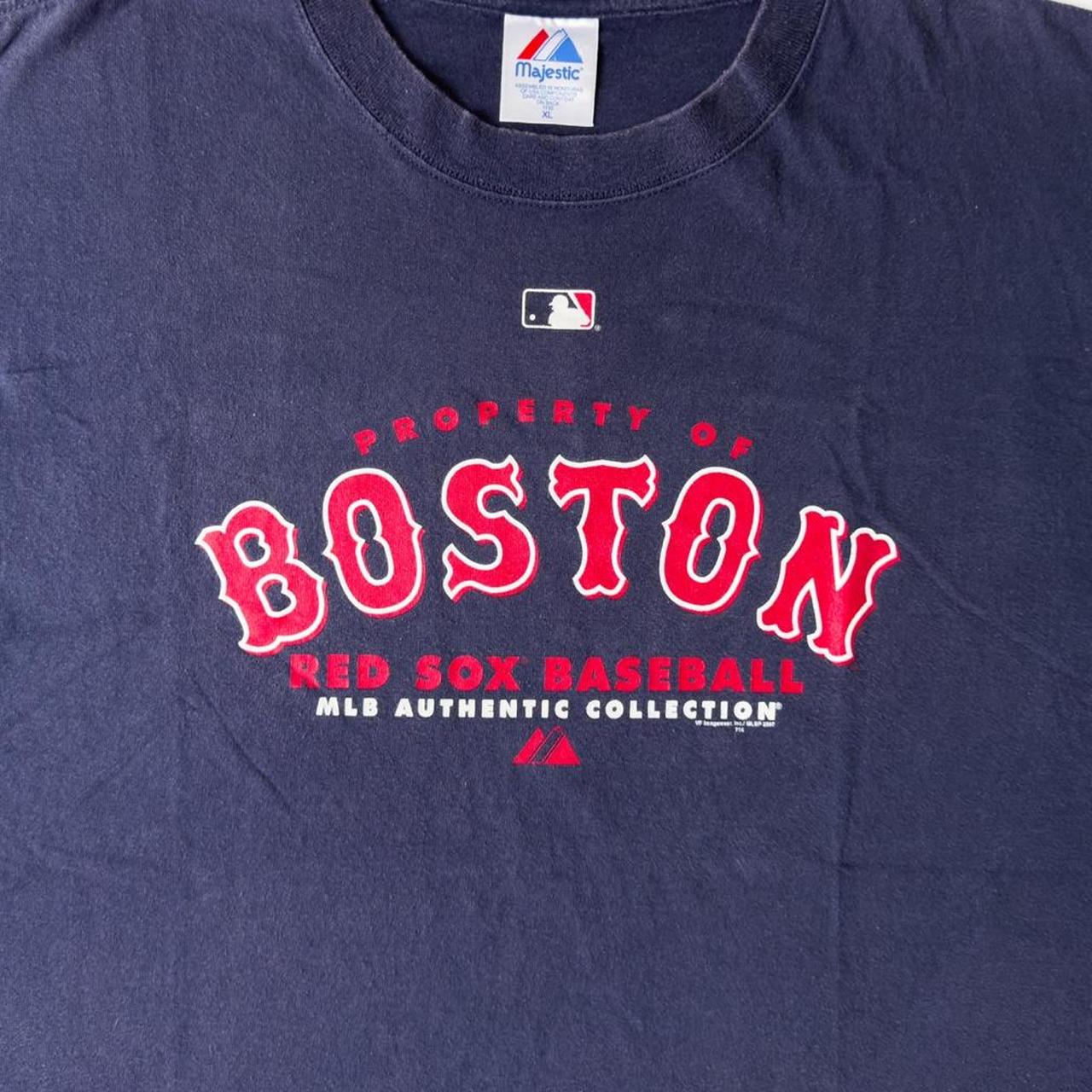Majestic Boston Red Sox MLB Authentic Collection T Shirt Blue