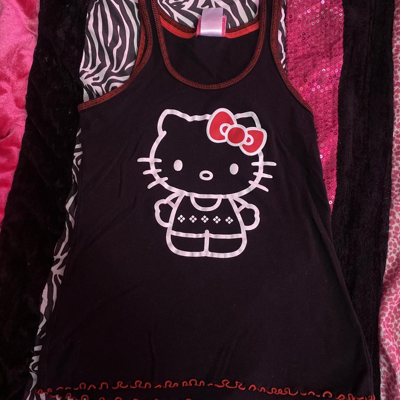 Hello Kitty shirt 🎀💋 doesn’t have size seems like a... - Depop