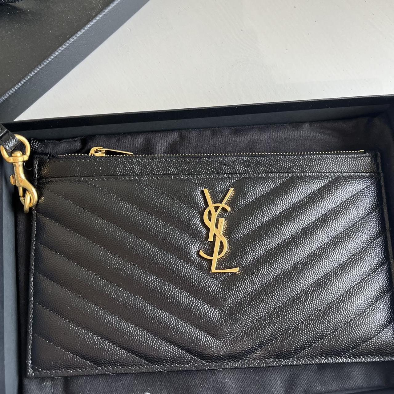 YSL pouch Authentication card Never used Comes... Depop