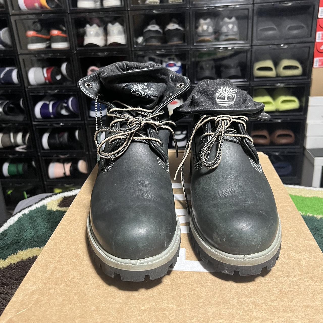 Timberland Men's Black Boots | Depop