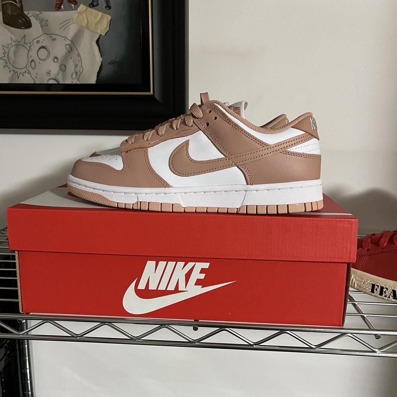 dunk low off white rose