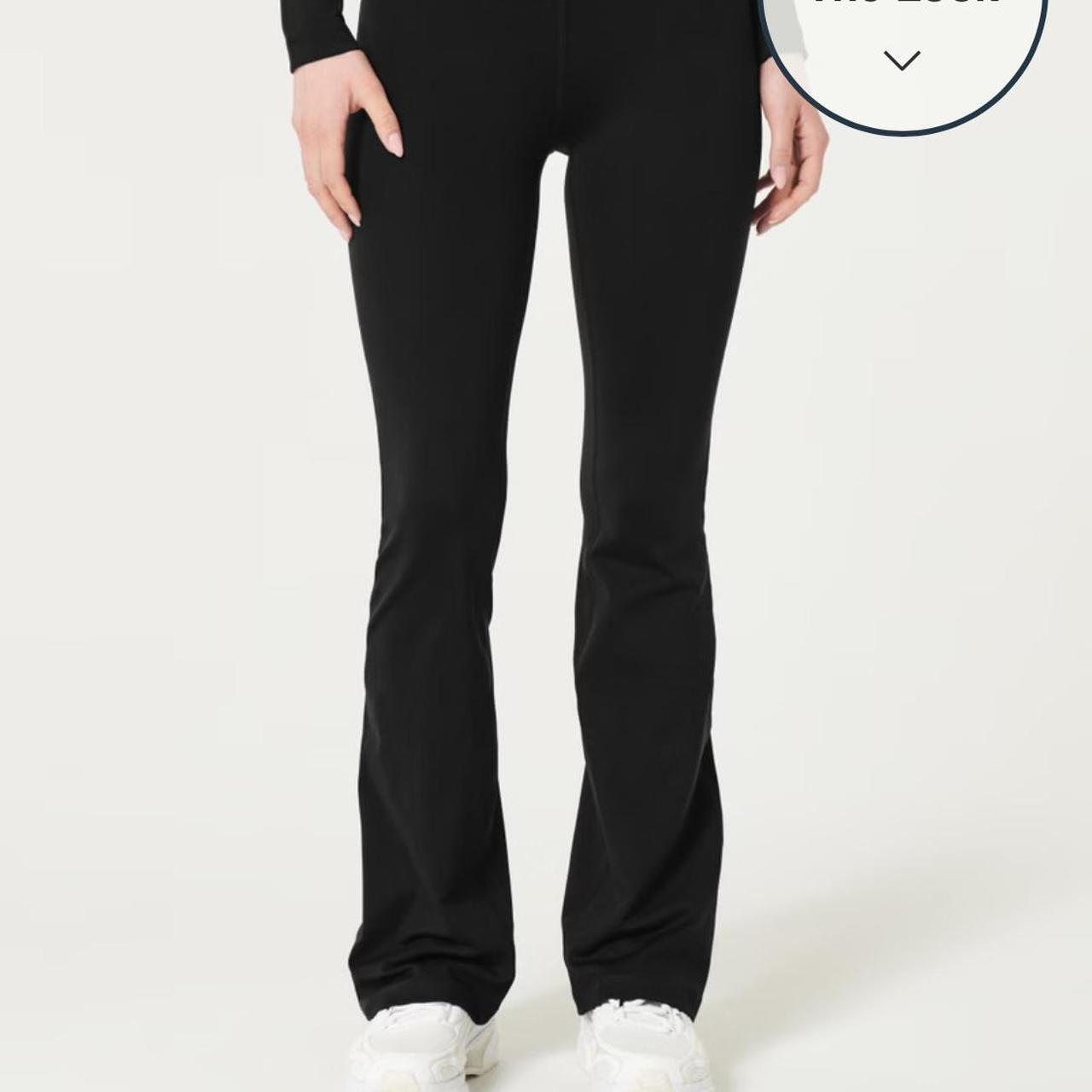 black gilly hicks flare leggings only worn Depop